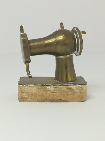 Miniature Sewing Machine Brass (Miniature, suitable for printer's tray)