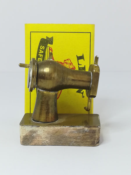 Miniature Sewing Machine Brass (Miniature, suitable for printer's tray)