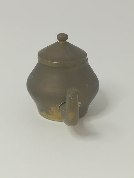 Miniature Teapot with Lid Brass (Miniature, suitable for printer's tray)