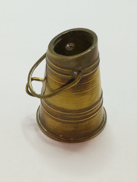 Miniature Brass Milk Pail (Miniature, suitable for printer's tray)
