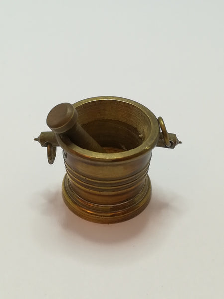 Miniature Brass Bucket and Grinder (Miniature, suitable for printer's tray)