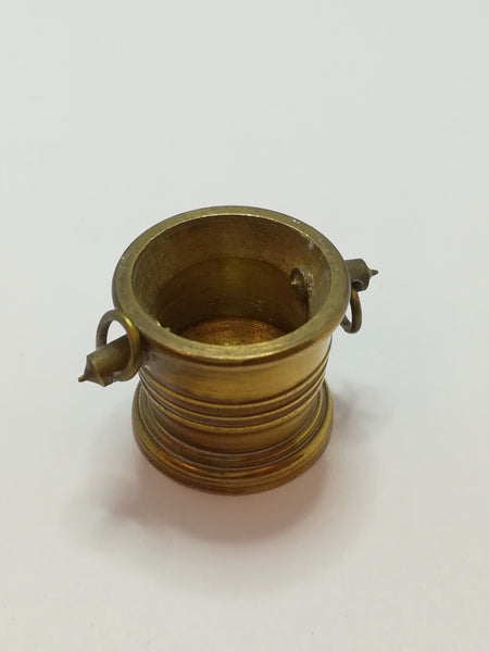 Miniature Brass Bucket and Grinder (Miniature, suitable for printer's tray)