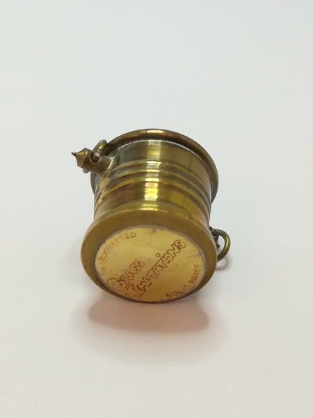 Miniature Brass Bucket and Grinder (Miniature, suitable for printer's tray)