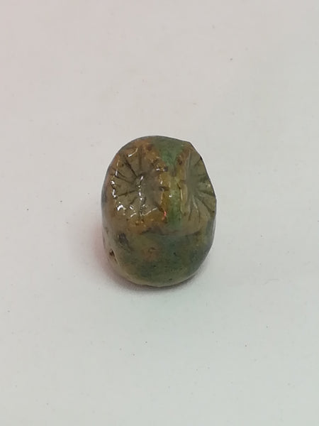 Miniature Ceramic Green Owl (Miniature, suitable for printer's tray)