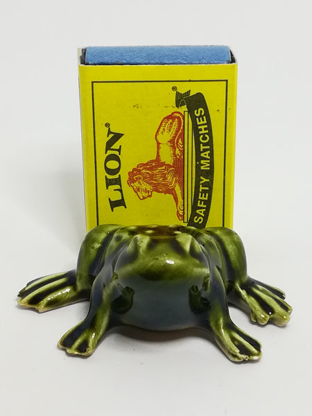 Miniature Ceramic Dark Green Frog (Miniature, suitable for printer's tray)
