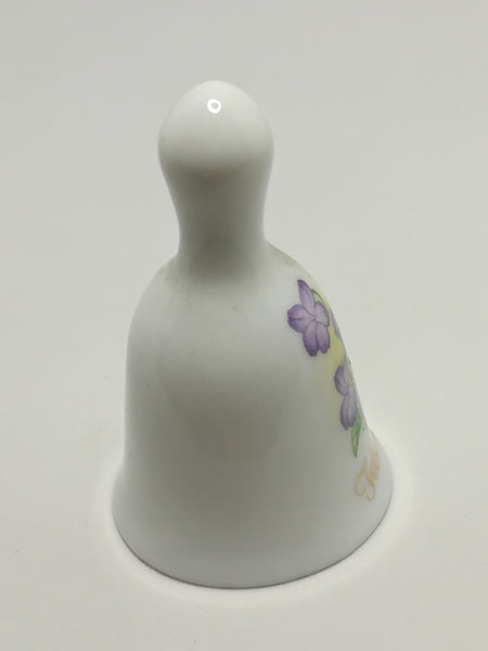 Miniature Ceramic White Bell Flower Painting (February) (Miniature, suitable for printer's tray)