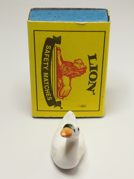 Miniature Porcelain White Duck (Miniature, suitable for printer's tray)