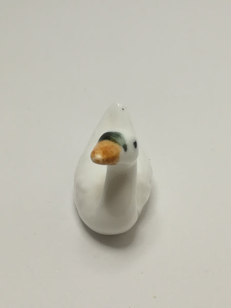 Miniature Porcelain White Duck (Miniature, suitable for printer's tray)
