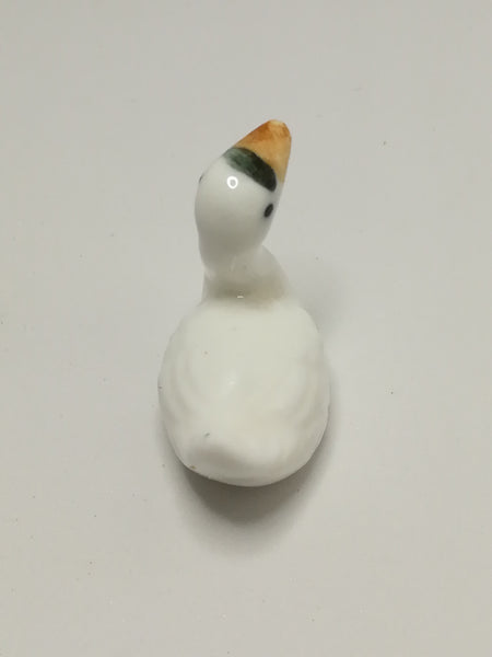Miniature Porcelain White Duck (Miniature, suitable for printer's tray)