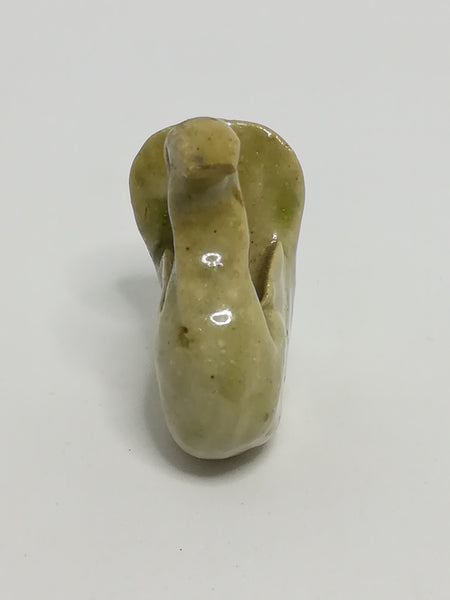 Miniature Ceramic Olive Swan (Miniature, suitable for printer's tray)