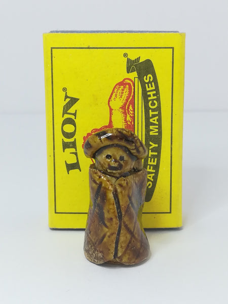 Miniature Mother & Child Ceramic Glaze Brown (Miniature, suitable for printer's tray)