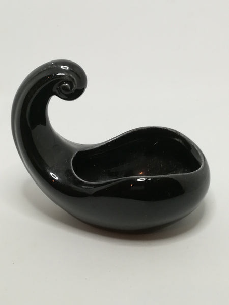Abstract Bowl with Whale Tail