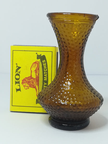 Miniature Vase Flower Brown Glass (Miniature, suitable for printer's tray)