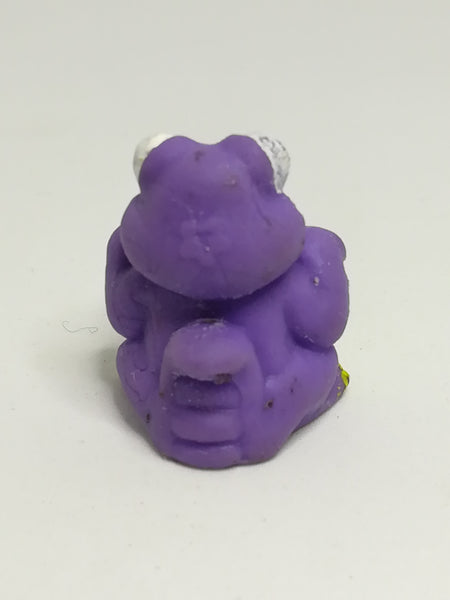 Miniature Purple & Green Pencil Popper Dinosaur Red Paint on Chin & Tummy (Miniature, suitable for printer's tray)