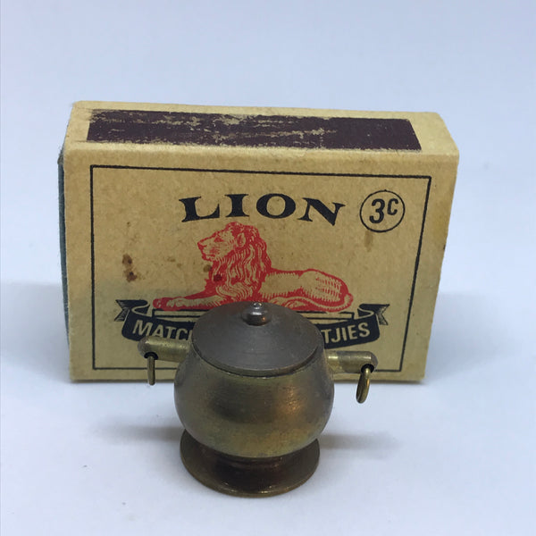 Miniature Pot and Lid Brass (Miniature, suitable for printer's tray)