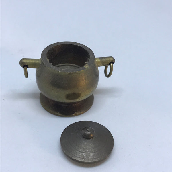 Miniature Pot and Lid Brass (Miniature, suitable for printer's tray)