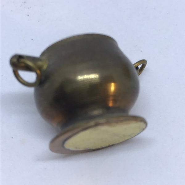 Miniature Pot and Lid Brass (Miniature, suitable for printer's tray)