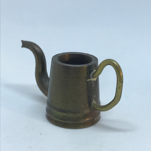 Miniature Brass Kettle with Lid (Miniature, suitable for printer's tray)