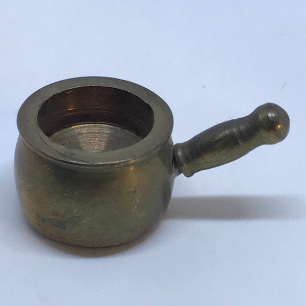Miniature Brass Pot with Lid (Miniature, suitable for printer's tray)