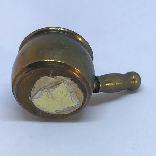 Miniature Brass Pot with Lid (Miniature, suitable for printer's tray)