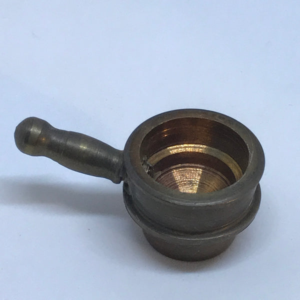 Miniature Brass pot with lid (Miniature, suitable for printer's tray)