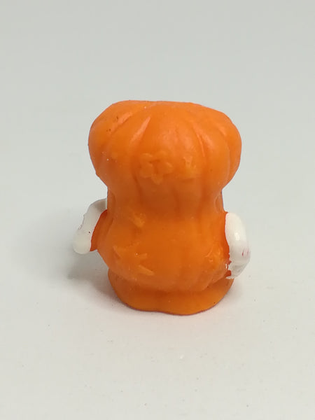 Miniature Orange & White Pencil Popper Halloween Pumpkin (Miniature, suitable for printer's tray)