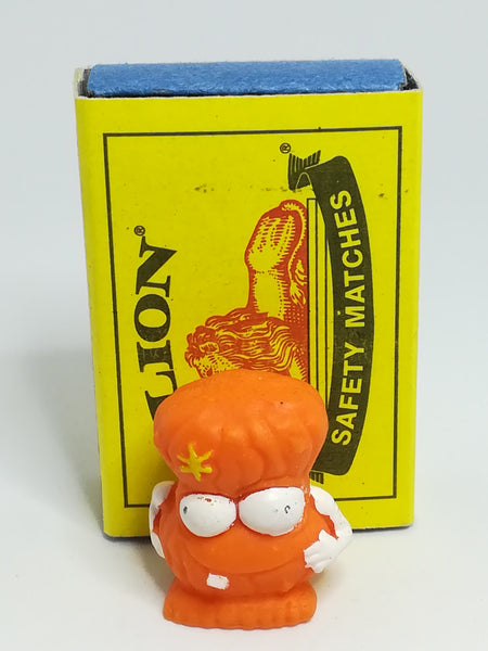 Miniature Orange & White Pencil Popper Halloween Pumpkin (Miniature, suitable for printer's tray)