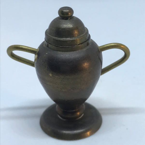 Miniature Brass vase with lid (Miniature, suitable for printer's tray)