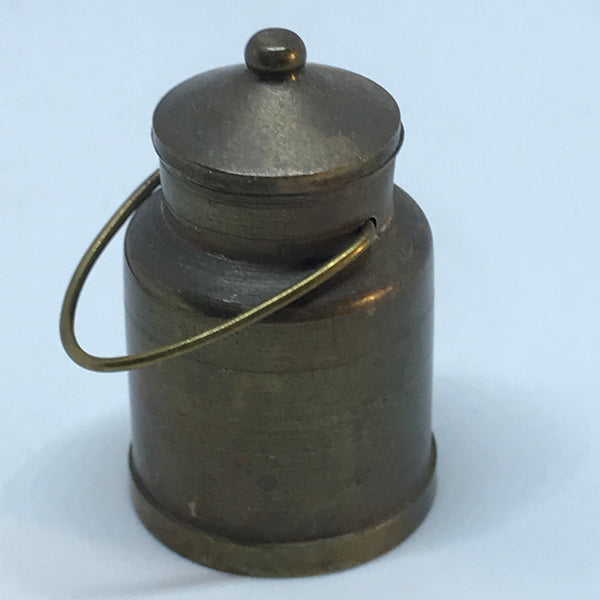 Miniature Brass Milk Cannister (Miniature, suitable for printer's tray)