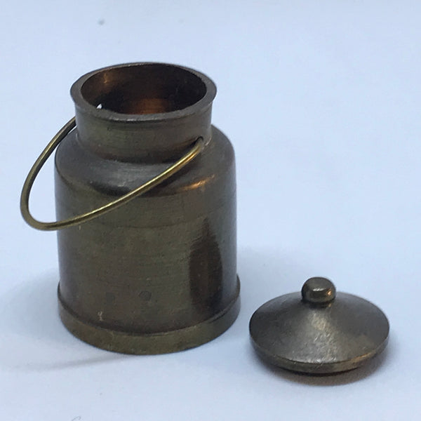 Miniature Brass Milk Cannister (Miniature, suitable for printer's tray)