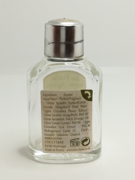 Miniature Perfume Bottle: Eau Fraiche Citrus Verbena - L'Occitane (10ml)
