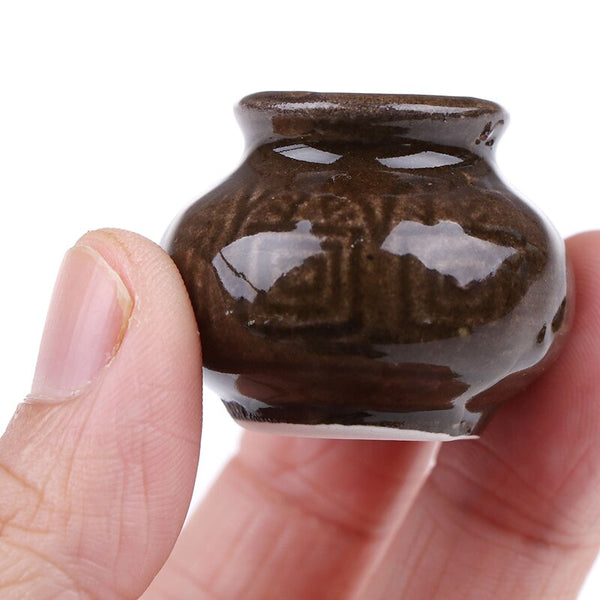 Miniature Earthenware Pots Stoneware Style (Miniature, suitable for printer's tray)