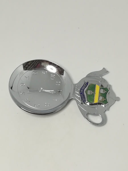Miniature Decorative Clock Teaspoon (Silver) (Miniature, suitable for printer's tray)