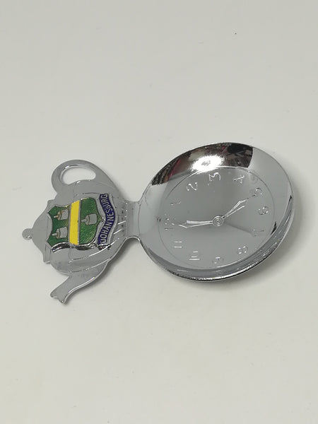 Miniature Decorative Clock Teaspoon (Silver) (Miniature, suitable for printer's tray)