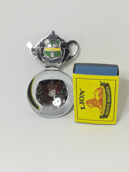 Miniature Decorative Clock Teaspoon (Silver) (Miniature, suitable for printer's tray)