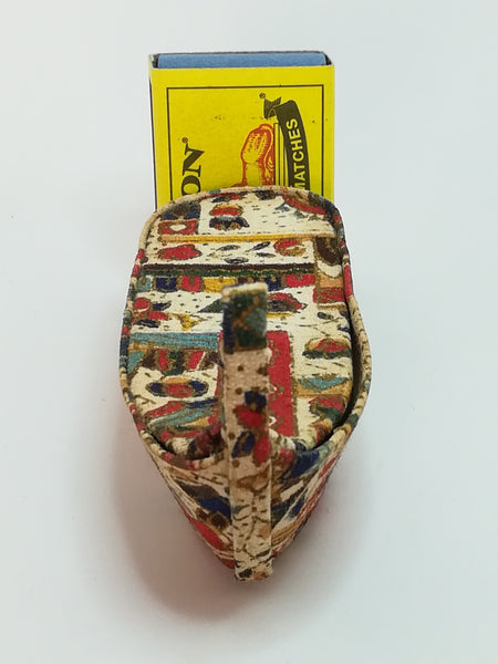 Miniature Handmade Artisan Fabric Boat (Miniature, suitable for printer's tray)
