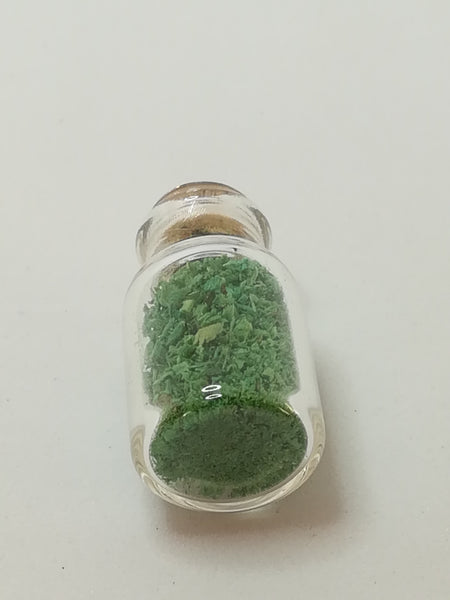Miniature Dark Green Spice Bottle (Miniature, suitable for printer's tray)