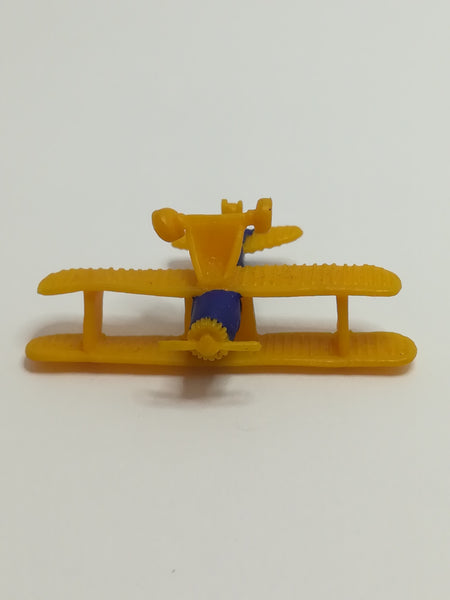 Miniature Blue & Orange Aeroplane - like Schleich (Miniature, suitable for printer's tray)