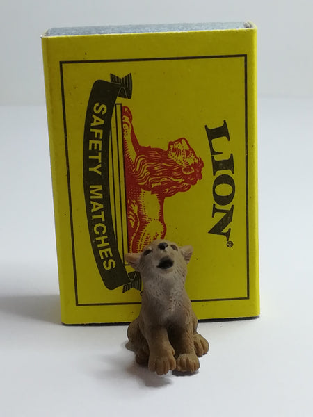 Miniature Lion Cub - like Schleich (Miniature, suitable for printer's tray)