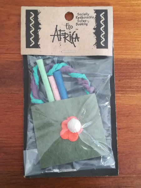 Embellishment on 'Recycled' Boys/Paper Tubes (Eco-Africa)