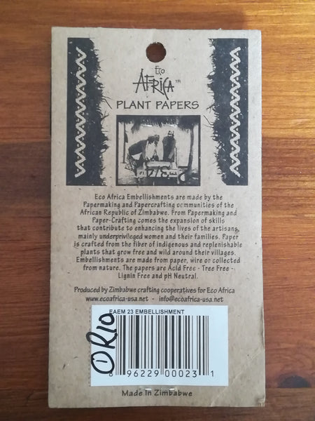 Embellishment on 'Recycled' Wood Sticks Assortment (Eco-Africa)