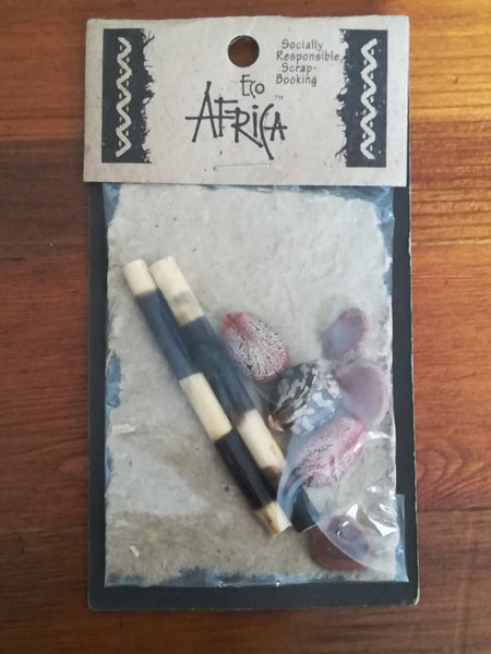 Embellishment on 'Recycled' Nature's Palette (Eco-Africa)