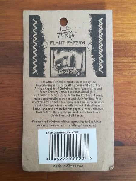 Embellishment on 'Recycled' Assortment of Seeds & Wood (Eco-Africa)