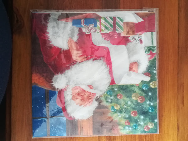 Decoupage - Father Christmas (Serviette)