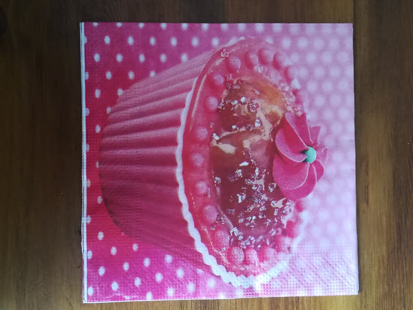 Decoupage - Cupcake (Serviette)