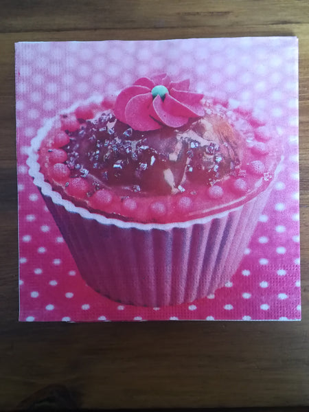 Decoupage - Cupcake (Serviette)