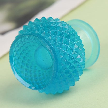Miniature Turquoise Glass Faceted Vase (Miniature, suitable for printer's tray)