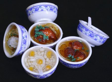 Miniature Chinese Cuisine Dish (Miniature, suitable for printer's tray)