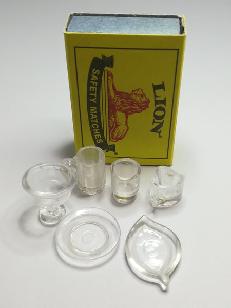 Miniature Plastic Crockery - 6 Pieces (Miniature, suitable for printer's tray)