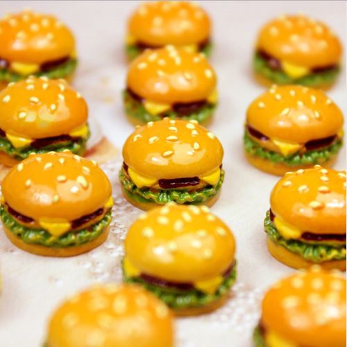 Miniature Hamburger (Round) (Miniature, suitable for printer's tray)